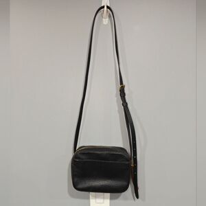 🐢 Fossil Gemma Camera Crossbody Bag in Black Pebbled Leather.  Looks Great!